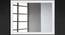 Rian Wall Mirror (White, Simple Configuration) by Urban Ladder - Front View Design 1 - 428380