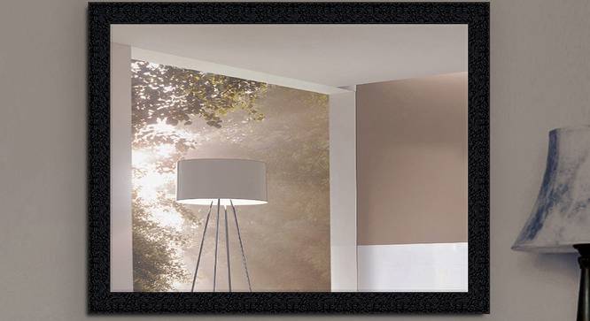 Rian Wall Mirror (Black, Simple Configuration) by Urban Ladder - Front View Design 1 - 428381