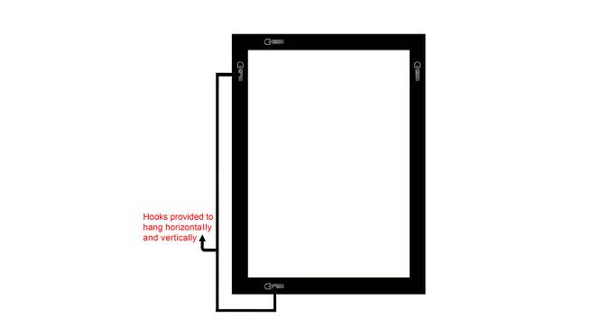 Rian Wall Mirror (Black, Simple Configuration) by Urban Ladder - Cross View Design 1 - 428387