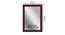 Mia Wall Mirror (Dark Brown, Simple Configuration) by Urban Ladder - Design 1 Dimension - 428392
