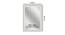 Mason Wall Mirror (Simple Configuration, Cream, White & Light Brown) by Urban Ladder - Design 1 Dimension - 428393