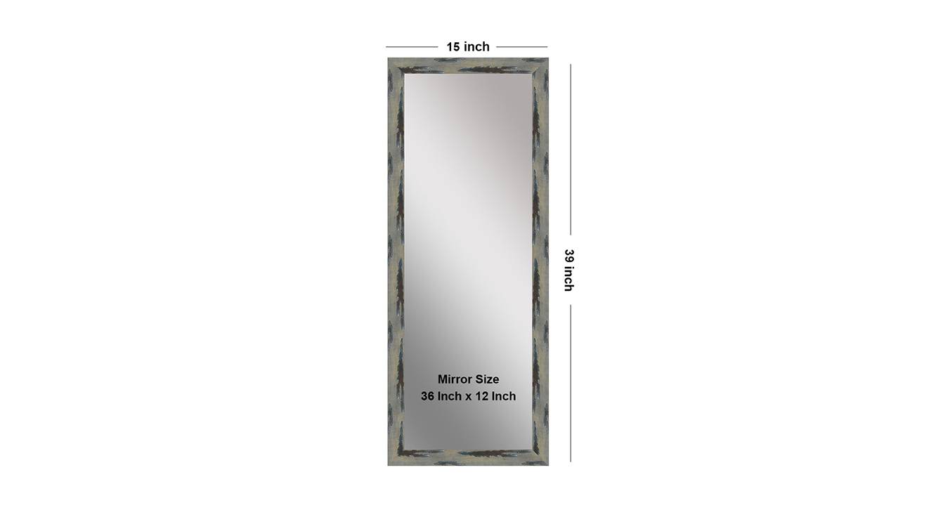 Madeline wall mirror dark brown black 6