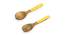 Alani Serving Spoon & Fork Set of 2 (Multicoloured) by Urban Ladder - Design 1 Side View - 428507