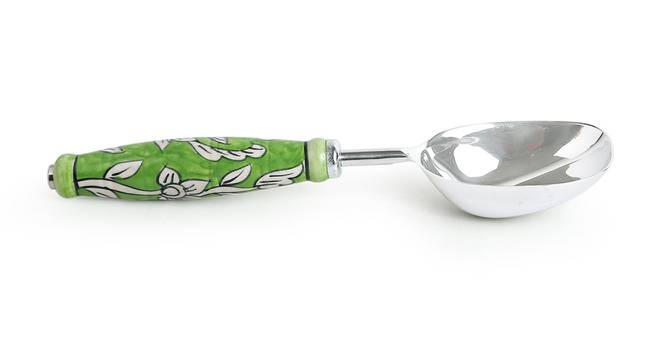 Andrea Serving Spoon Set of 2 (Silver & Multicolour) by Urban Ladder - Cross View Design 1 - 428578