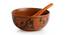 Alon Soup Dishes With Spoons Set of 2 (Set Of 2 Set, Red Mud Brown) by Urban Ladder - Design 1 Side View - 428587