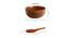 Alon Soup Dishes With Spoons Set of 2 (Set Of 2 Set, Red Mud Brown) by Urban Ladder - Design 1 Dimension - 428614