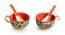 Bagheecha Handled Soup Bowls With Spoons (Set Of 2 Set) by Urban Ladder - Front View Design 1 - 428734