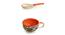 Bagheecha Handled Soup Bowls With Spoons (Set Of 2 Set) by Urban Ladder - Design 1 Side View - 428762