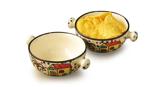 Claire Bowls Set of 2 (Set of 3 Set, Multicolored) by Urban Ladder - Front View Design 1 - 428933