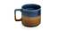 Caramel Mugs Set of 2 (Set Of 2 Set, Navy Blue, Earthen Brown & Cinnamon Brown) by Urban Ladder - Design 1 Side View - 428971