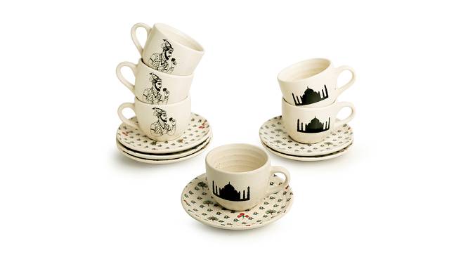 Dawat Cups & Saucers Set of 6 (Set of 6 Set) by Urban Ladder - Front View Design 1 - 429131