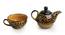 Dennes Cup & Kettle Tea Set (Brown, Set Of 2 Set) by Urban Ladder - Cross View Design 1 - 429242