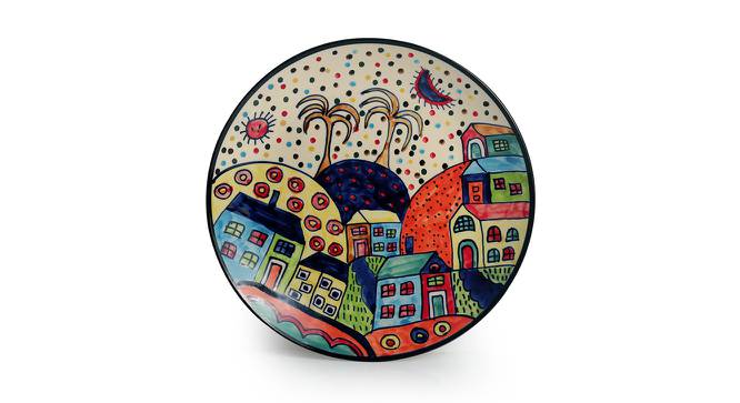 Eliana Dinner Plates Set of 6 (Set of 6 Set, Multicolored) by Urban Ladder - Cross View Design 1 - 429249