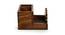 Emory Cutlery & Stationery Holder (Oil-based Natural Brown Finish) by Urban Ladder - Design 1 Side View - 429546