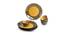 Florent Dinner Plates With Katoris Set of 8 (Brown, set of 8 Set) by Urban Ladder - Front View Design 1 - 429724