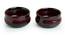 Eva Chutney & Pickle Bowls (Set Of 2 Set, Black, Crimson & Ombre Blue) by Urban Ladder - Front View Design 1 - 429727