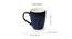 Harland Coffee Mugs Set of 2 (Set Of 2 Set, Midnight Blue and Golden) by Urban Ladder - Design 1 Dimension - 429966