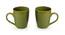Henri Coffee Mugs Set of 2 (Set Of 2 Set, Pista Green and Golden) by Urban Ladder - Front View Design 1 - 430008