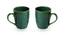 Herve Coffee Mugs Set of 2 (Set Of 2 Set, Turqouise and Golden) by Urban Ladder - Front View Design 1 - 430009