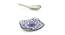 Hayden Soup Bowls With Saucers & Spoons (Set Of 2 Set, White & Midnight Blue) by Urban Ladder - Rear View Design 1 - 430058