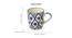 Hayden Tea & Coffee Mugs Set of 2 (Set Of 2 Set, White & Midnight Blue) by Urban Ladder - Design 1 Dimension - 430071