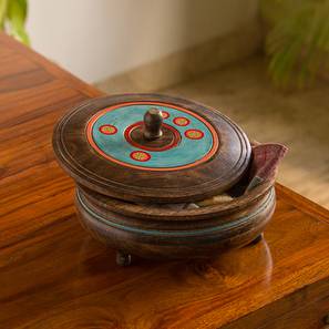 Kitchen Organizers Design Jordyn Chapati Box (Dark Brown)