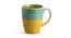 Jazmen Coffee Mugs Set of 2 (Set Of 2 Set, Sand Yellow & Teal Blue) by Urban Ladder - Design 1 Side View - 430329