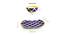 Jayla Dinner Plates With Katoris Set of 8 (Blue, White & Yellow, set of 8 Set) by Urban Ladder - Design 1 Dimension - 430369