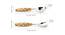Joy Serving Spoon Set of 2 (Fire Yellow & Off-White) by Urban Ladder - Design 1 Dimension - 430464