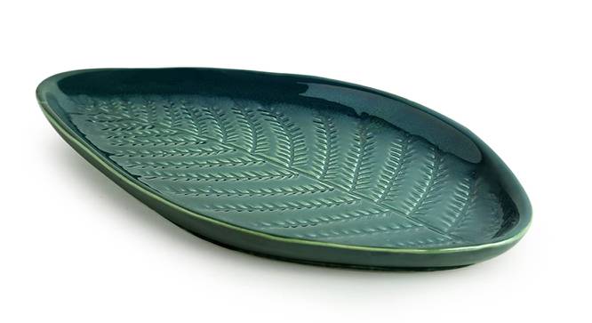 Kate Serving Platter (Sea Green) by Urban Ladder - Front View Design 1 - 430502