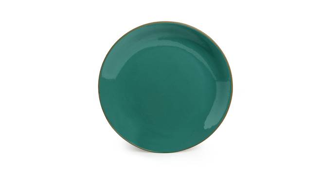 Juliet Side Plates (Set Of 2 Set, Turquoise Blue & Earthen Brown) by Urban Ladder - Cross View Design 1 - 430513