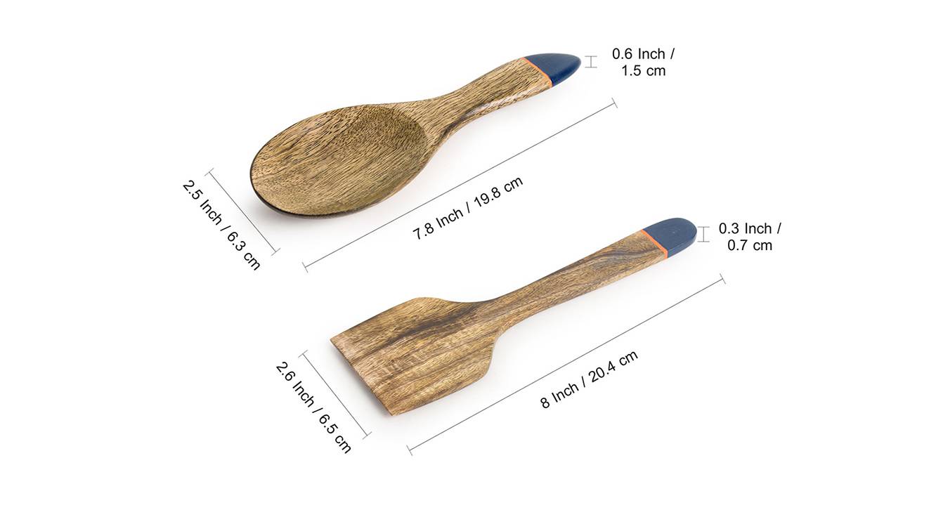 Laila serving spoon and spatula 6