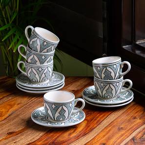 Laurent tea cups with saucers set of 6 lp