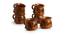 Laurette Cups Set of 6 (Set of 6 Set, Red Mud Brown) by Urban Ladder - Front View Design 1 - 430785