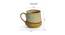 Lily Tea & Coffee Cups Set of 6 (Set of 6 Set, Mustard Yellow & Off White) by Urban Ladder - Design 1 Dimension - 430930