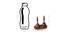 Mabella Salt & Pepper Shaker With Tray (Dark Brown) by Urban Ladder - Image 1 Design 1 - 431033