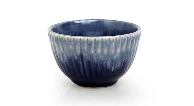 Matheo Dinner Bowls (Set Of 4 Set, Light and Dark Azure Blue) by Urban Ladder - Cross View Design 1 - 431383