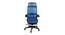 Graeham Study Chair (Blue) by Urban Ladder - Front View Design 1 - 431459