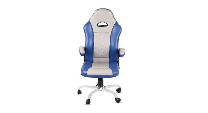 Denziel Gaming Chair (Blue & Grey) by Urban Ladder - Front View Design 1 - 431468