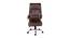 Edvard Office Chair (Dark Brown) by Urban Ladder - Front View Design 1 - 431469