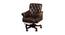Earline Office Chair (Dark Brown) by Urban Ladder - Cross View Design 1 - 431473