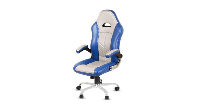 Denziel Gaming Chair (Blue & Grey) by Urban Ladder - Cross View Design 1 - 431483