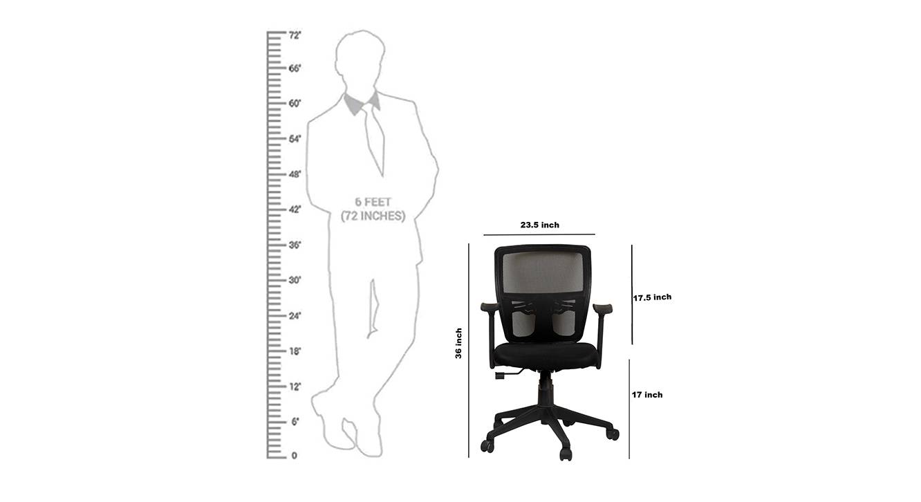 Darnetta office chair black 6
