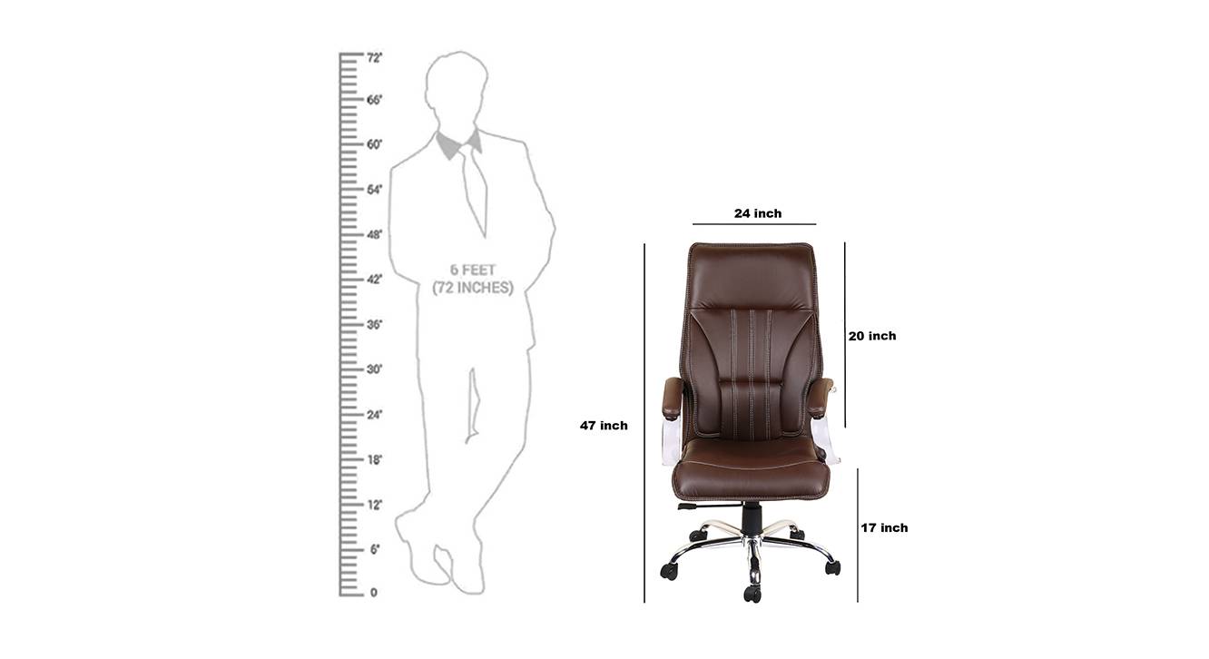 Edvard office chair dark brown 6