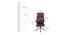 Edvard Office Chair (Dark Brown) by Urban Ladder - Design 1 Dimension - 431528