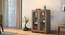 Hubert Low Kitchen Display Cabinet (Warm Walnut Finish) by Urban Ladder - Full View Design 1 - 431563