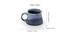 Matheo Tea & Coffee Cups Set of 6 (Set of 6 Set, Light and Dark Azure Blue) by Urban Ladder - Design 1 Dimension - 431640