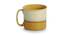 Nova Mugs Set of 2 (Set Of 2 Set, Mustard Yellow & Off White) by Urban Ladder - Cross View Design 1 - 431790