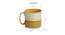 Nova Mugs Set of 2 (Set Of 2 Set, Mustard Yellow & Off White) by Urban Ladder - Design 1 Dimension - 431836