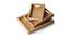 Orrie Serving Tray Set of 3 (Brown) by Urban Ladder - Front View Design 1 - 431993